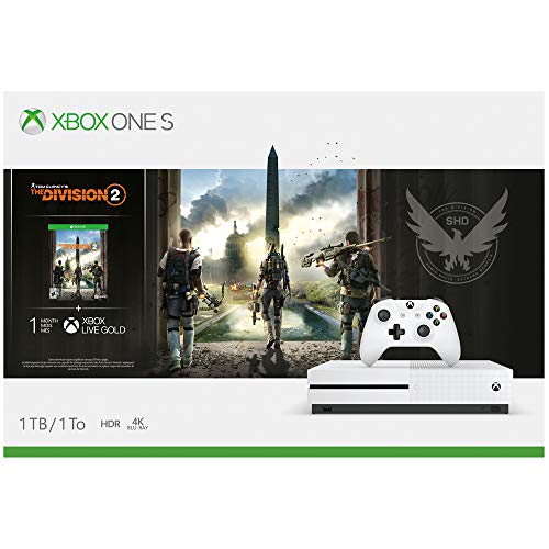 Microsoft Xbox One S Paketi 1 TB Konsolu ile Tom Clancy's Bölüm 2 (234-00872) + Xbox One ve Xbox Kablosuz Denetleyici İçin Red Dead