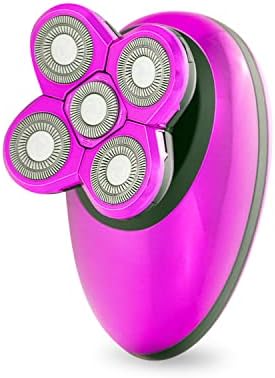 Kadınlar için Pop Sonic Tıraş Makinesi (Mor) - 5 Kafa kadın Elektrikli Tıraş Makinesi-Kadınlar için 360 Derece Kusursuz Saç Çıkarıcı