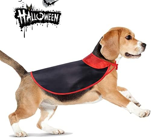 Köpek Cadılar Bayramı Pelerin Kostüm, Pet Vampir Pelerin Kostüm, Köpek Serin Cadı Pelerin Giysi, Komik Köpek Cosplay Elbise Sihirbazı
