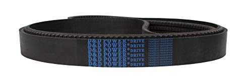 D & D PowerDrive 5VX630 / 04 Bantlı Kayış, 5/8 x 63 OC, 4 Bant, Kauçuk