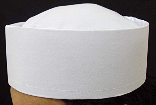 1 Pcs Mısır Koofi Kofi Kufi Topi İmam Kap Şapka Düz Beyaz Namaz Müslüman İslam İslam Erkek Üst Basit Dikiş Tasarım Kumaş Kafatası Dini