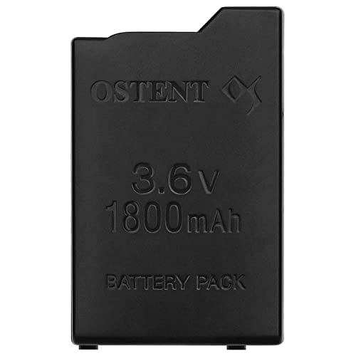 OSTENT 1800mAh 3.6 V Lityum İyon Li-ion Polimer şarj edilebilir pil Paketi Değiştirme için Sony PSP 1000 PSP-110 Konsolu