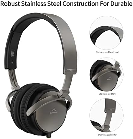 SoundMAGIC P55 Kablolu Kulaklıklar - Kulak İçi Kulaklık Gürültü İzolasyonu, Dizüstü Bilgisayar Kulaklığı, PC Kulaklık, Tunç