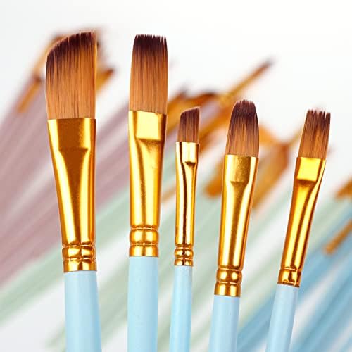 12 Adet Ahşap Suluboya Boya Fırçası Kalem Seti Öğrenme DIY Naylon Saç Akrilik Boyama Sanat Malzemeleri