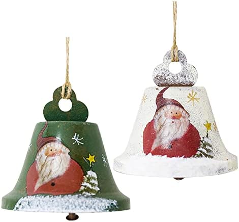 Noel Kolye Çan Demir Sanat Boyalı Çan Kolye Noel Süslemeleri Noel Kapı ve Pencere Dekorasyon Malzemeleri Parti Malzemeleri Noel Gnome