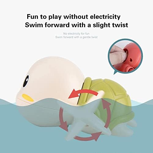 Banyo Oyuncakları,Sevimli Yüzme Kaplumbağa Yunus Banyo Oyuncakları Bebekler için 1-3, Yeni Bebek Su Küvet Havuzu bebek küveti Oyuncaklar,