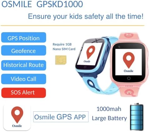 Osmile GPSKD1000 Çocuk GPS Takip Cihazı Yönetim Çözümü
