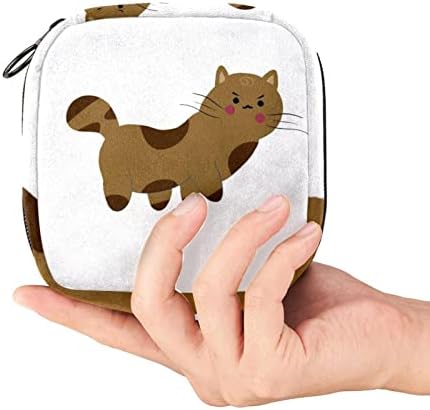 Kedi Dönemi Çantası, hijyenik kadın bağı Saklama çantası, Genç Kızlar için Taşınabilir Dönem Çantaları Dönemi Kadınsı Ürünler için