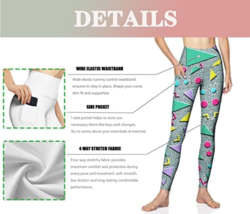 INZVKJLU Tayt Kadınlar için Yoga Pantolon Yüksek Belli Tayt Cep Dikişsiz egzersiz pantolonları