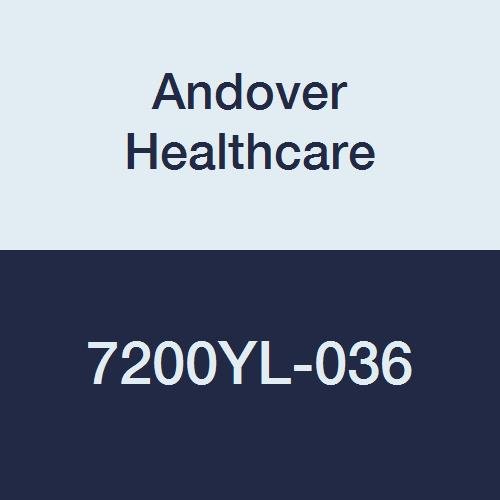 Andover Healthcare 7200YL-036 Coflex Med Kendinden Yapışkanlı Sargı, 15 'Uzunluk, 2 Genişlik, El Yırtığı, Sarı, Lateks (36'lı Paket)
