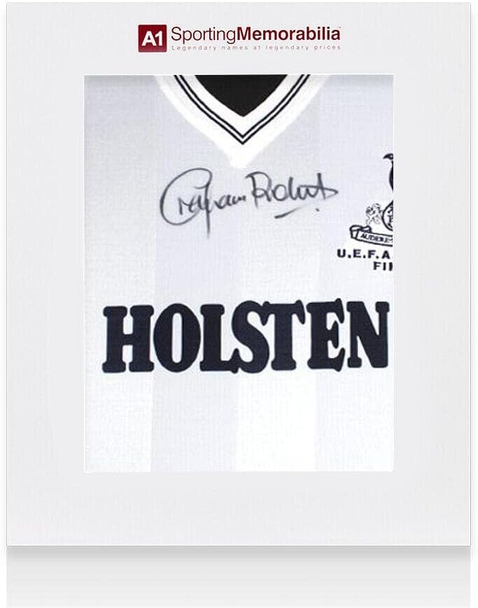 Graham Roberts İmzalı Tottenham Hotspur Forması-1983-84 UEFA Kupası Finali-Hediye Bo İmzalı Futbol Formaları