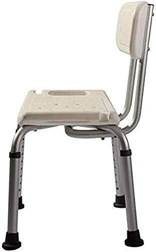 DİTUDO banyo taburesi banyo sandalyesi banyo oturağı-Hafif Alüminyum-Ayarlanabilir Yükseklik-Kaymaz