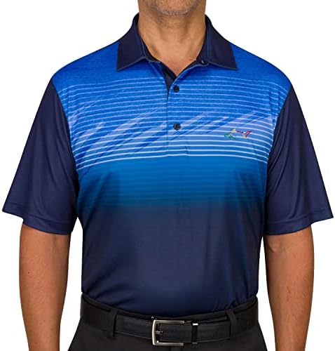 Greg Norman Performans Golf POLO GÖMLEK Yumuşak Dokunuşlu Rahat Fit / Oyun Kuru / UPF Koruma Erkekler Polo