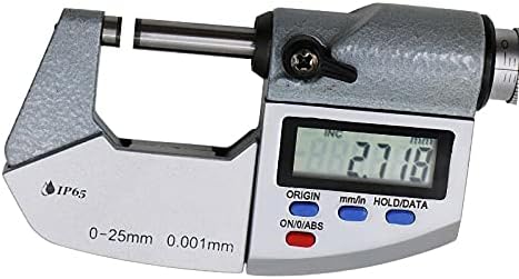 UXZDX Dijital Mikrometre 0.001 mm Elektronik Dijital Dış Mikrometre 0-25mm (Boyut : 25-50mm)