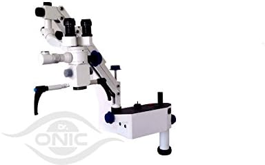 Duvara Monte Diş Mikroskobu 5 Adım,Gelişmiş LED Aydınlatmalı 0-180° Eğilebilir Dürbün ISO CE Dr. Onic