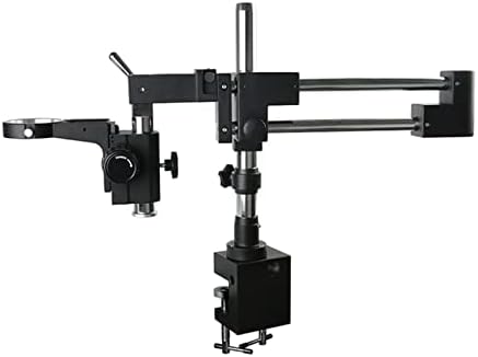 ZLXDP Evrensel Çift Boom Lab Endüstriyel Zoom Trinoküler Stereo Mikroskop Standı Tutucu Braketi Kol 76mm Microscopio Aksesuarları (Renk