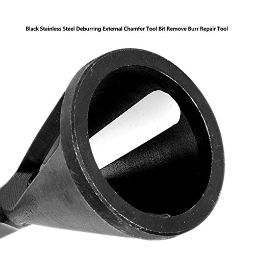 Siyah Paslanmaz Çelik Çapak Alma Harici Pah Aracı Matkap Ucu için Metal Dış Çap Pah Kırma