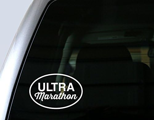 Ultra Maraton Çıkartması, Uzun Mesafe Koşu Çıkartması-Diehard Runner, Dayanıklılık Koşusu, Mesafeye Git-Araba Çıkartması, Tampon çıkartması