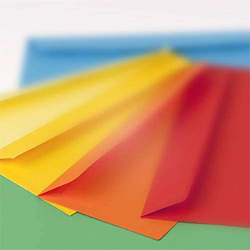 ınapa Tecno Renkler Zarflar DIN C6/5 (114 x 229), 80 g, Hafif Güderi, Kendinden Yapışkanlı, Penceresiz, 25'li Paket
