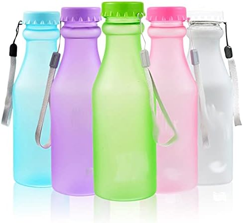 WSSBK Su Şişesi spor şişesi Bisiklet Seyahat Koşu Tırmanma Plastik Dayanıklı Donuk Lehçe Fincan Ev Mutfak Malzemeleri (Renk: A)