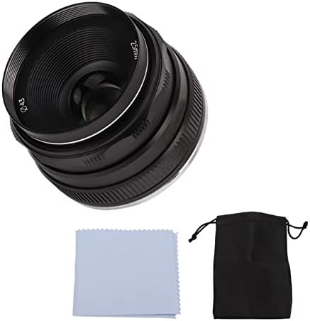 Kamera Lensi, 57.4 Görüş Açısı Alaşımlı Manuel Büyük Diyafram Lens APSC Aynasız Kamera için