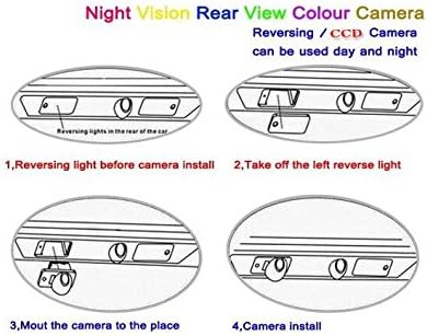 Ters geri görüş kamerası / park kamerası / HD CCD RCA NTST PAL / Plaka Lambası OEM Toyota Camry 2009 2010 2011