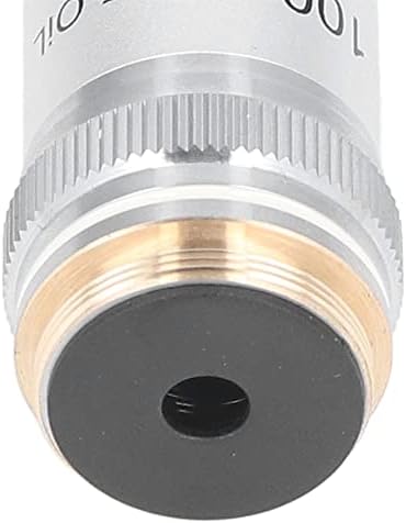 100X Akromatik Mikroskop Objektif Lens Yüksek Büyütme 20.2 mm Arayüzü Iplik Bileşik Büyüteç Malzemeleri