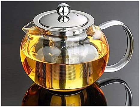 HaveFun su ısıtıcısı çaydanlık su ısıtıcısı 800 Ml ısıya dayanıklı cam çaydanlık Paslanmaz Çelik daldırma ve Kapaklı Demlik