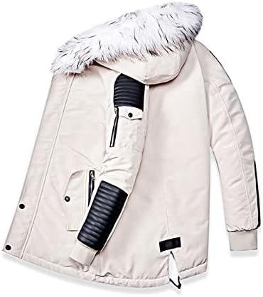 Erkek Kış Sıcak Düz Renk Ceket Ceketler Eşleşen Uzun Kollu Ceket Kapşonlu kapitone ceket Erkekler artı Kış Ceket
