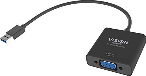 GÖRÜNTÜ kabloları Harici Video Adaptörü-USB 3.0-VGA-Siyah / TC-USBVGA /