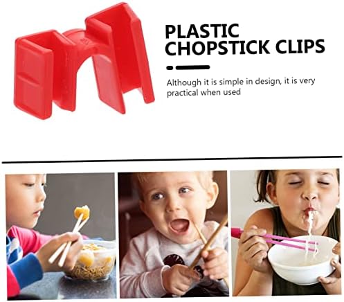 Luxshıny 5 adet Plastik Çubuk Tutucu Ev Aletleri Soket Aracı Yürümeye Başlayan Chapstick Plastik Çubuk Klipleri Yeniden Kullanılabilir