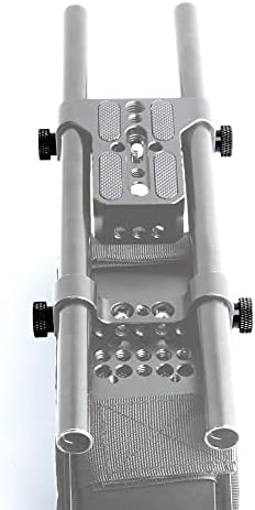 NICEYRIG M5 Kanatlı Vida 16mm Düz Kafa Tırtıllı Başparmak Vidası [4'lü paket] DSLR Kamera Aksesuarları için Taban Plakası, Railblock-069