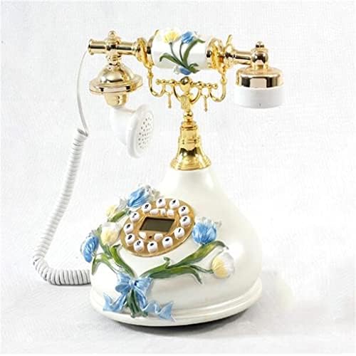 MXIAOXIA Ev Dekorasyon Oturma Odası Süsler Avrupa Vintage Sabit Rustik Antika Telefon