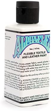 Alpha 6 AlphaFlex Esnek Deri ve Tekstil Boyası (ALFA BEYAZI 5 oz)