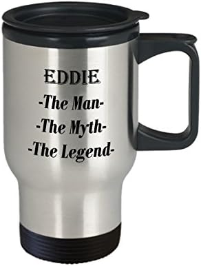 Eddie - adam efsane efsane harika kahve kupa hediye-14oz seyahat kupa