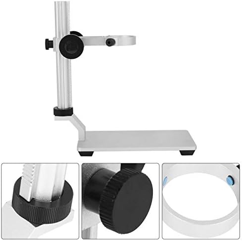 HUANGXING-Ayarlanabilir Mikroskop Standı, Kaliteli Alüminyum Alaşımlı Tak ve Gör Mikroskop Standı, Laboratuvar Profesyonel Kullanımı