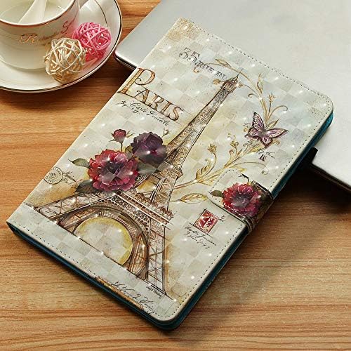 SATURCASE Kindle Paperwhite 4, 3D Desen PU deri Flip Mıknatıs cüzdan cep telefonu kılıfı Yuvaları Koruyucu Kapak Kindle Paperwhite
