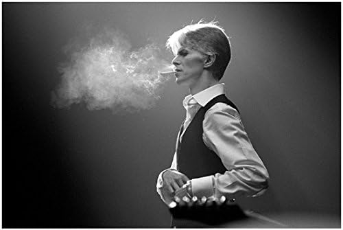 David Bowie sigara sigara 8 x 10 inç fotoğraf