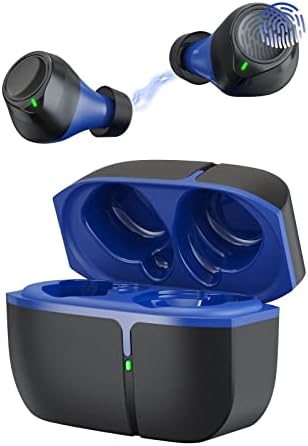 Kablosuz Kulaklık, Bluetooh 5.1 Kulaklık Derin Bas, Mic CVC8. 0 Gürültü Önleyici Kulak İçi Bluetooth Kulaklık, Şarj Kılıflı Gerçek