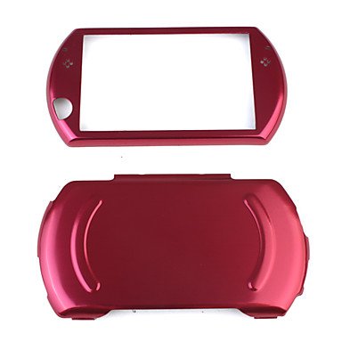 Sony PSP Go için mutlu ışık alüminyum kasa kabuğu (kırmızı)