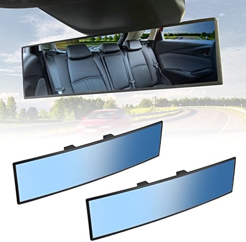 JoyTutus Dikiz Aynası, Evrensel 11.81 inç 2 Paket Panoramik Dışbükey Dikiz Aynası, Araba SUV Kamyonlar için Kör Noktayı Etkili Bir