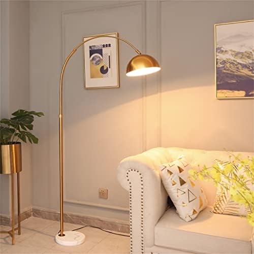 WYFDP Oturma Odası ve Yatak Odası Balıkçılık Zemin Lambası Mermer Altın Sehpa Dikey masa lambası ( Renk: D, Boyut: Gösterildiği Gibi
