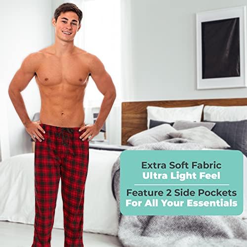 DARESAY Çok Parçalı Erkek Mikrofleece Pijama Pantolonu / Cepli Salon Kıyafeti