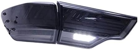 SMANNİ Araba Styling arka lambası kuyruk işık Toyota Highlander 2015-2021 için Kluger Arka Lamba LED DRL + Dönüş Sinyali + Fren + Ters
