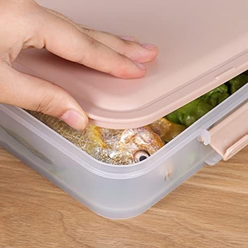 SLNFXC 2 katmanlı Gıda saklama kutusu Hamur Kutusu Mutfak saklama kutusu Buzdolabı Mühürlü saklama kutusu Et ve Sebze Depolama Ev