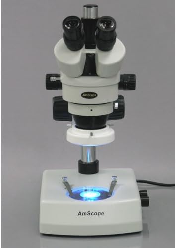 AmScope 7X-90X LED Trinoküler Yakınlaştırma Stereo Mikroskop ile 18MP USB3 Kamera