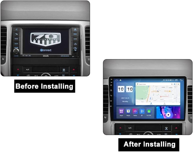 Araba Radyo Stereo Jeep Grand Cherokee WK 2010-2013 için, Biorunn Android 11 9 İnç Octa Çekirdek Araba GPS Navi Kablosuz Carplay Otomatik