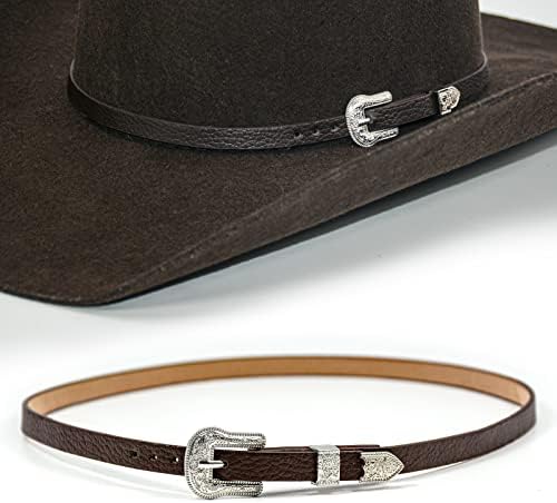Keılın Batı Şapka Bandı Kovboy Şapkaları fötr şapkalar panama şapkası Ayarlanabilir Batı Şapka Bantları Erkekler ve Kadınlar için