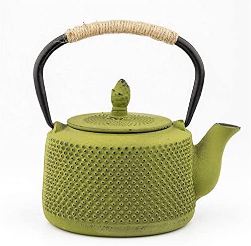 Çaydanlık demlik demlik filtre ile dökme Demir demlik gaz sobası çay su ısıtıcısı Metal kırmızı çaydanlık kaldırma demir su ısıtıcısı