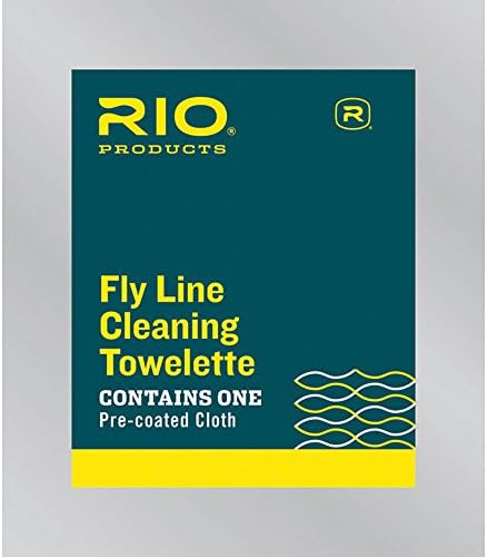 Rio Sinek Balıkçılık 50 Sayısı Üst Kapalı Çanta Sinek Hattı Temizleme Towlette, Beyaz